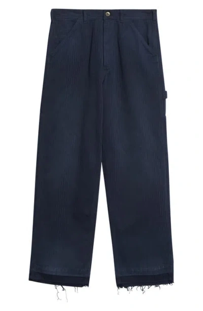 Maison Margiela Straight Leg Carpenter Jeans In Blue