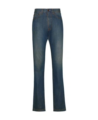 Maison Margiela Straight-leg Cotton Jeans In Blue