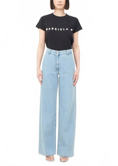 Maison Margiela Straight-leg Cut Jeans In 962 - Pale Blue