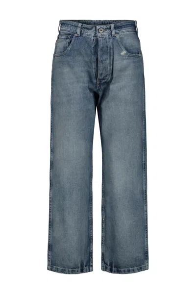 Maison Margiela Straight Leg Denim Clothing In Blue
