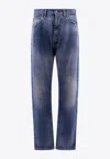 MAISON MARGIELA STRAIGHT-LEG FADED JEANS