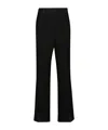 Maison Margiela Mohair Trousers Woman Black In Black
