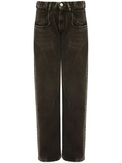 Maison Margiela Straight-leg Jeans In Black