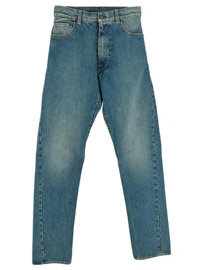 Maison Margiela Straight Leg Jeans In Blue