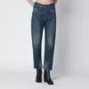 Maison Margiela Straight-leg Jeans In Faded Blue Denim In Blue