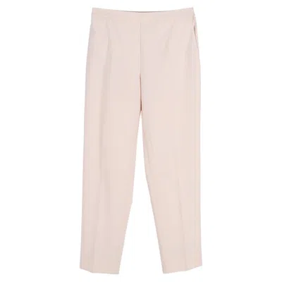 Maison Margiela Straight Leg Trousers In Pastel Pink Polyester