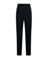 Maison Margiela Straight-leg Wool Trousers In Black