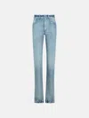Maison Margiela 'straight' Light Blue Denim Jeans In Blue