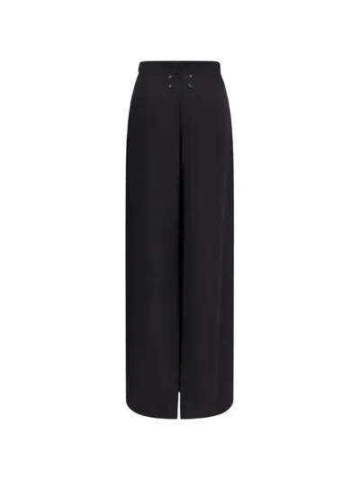 Maison Margiela Straight Maxi Skirt-pants In Black