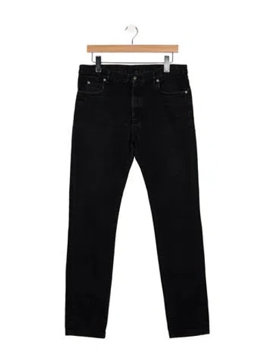Pre-owned Maison Margiela Straight-leg Jeans In Black