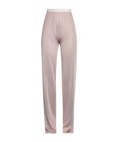 Maison Margiela Straight-leg Knit Pants In Pink