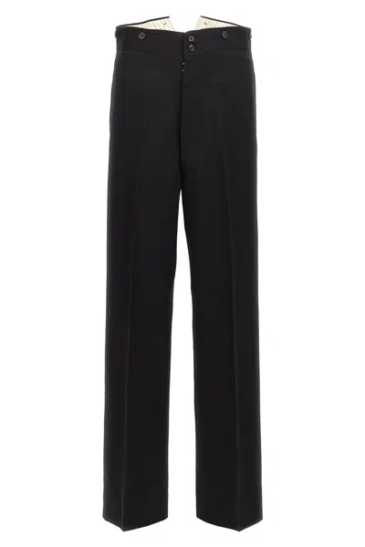 MAISON MARGIELA MAISON MARGIELA STRAP WOOL PANTS