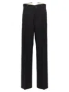Maison Margiela Strap Wool Pants In Black