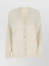 Maison Margiela Streamlined V-neck Knit Cardigan In Neutral