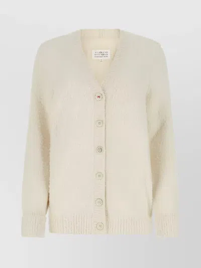 MAISON MARGIELA STREAMLINED V-NECK KNIT CARDIGAN