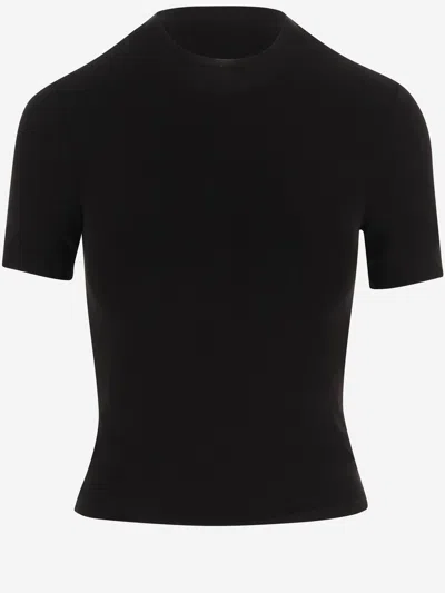 Maison Margiela Stretch Cupro T-shirt In Animal Print
