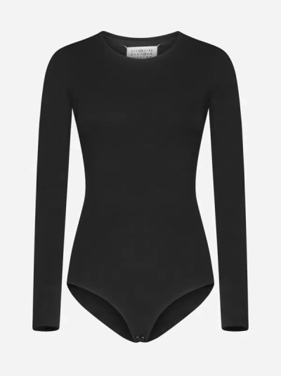 MAISON MARGIELA STRETCH VISCOSE BODYSUIT