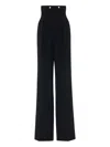 Maison Margiela Stripe Tailored Trousers In Black