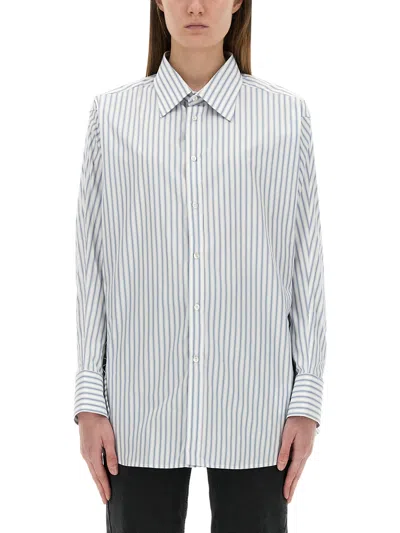 MAISON MARGIELA STRIPED COTTON SHIRT