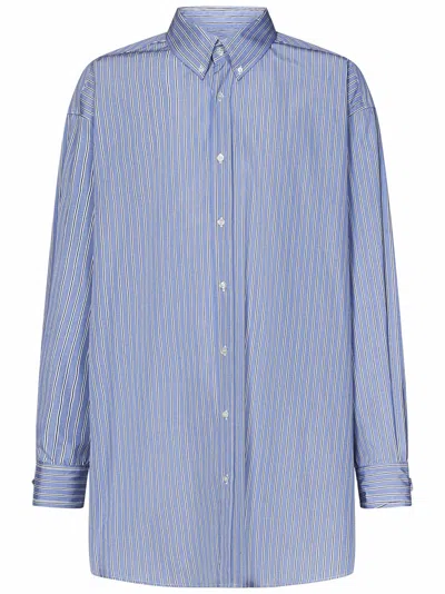 MAISON MARGIELA STRIPED OVERSIZE SHIRT
