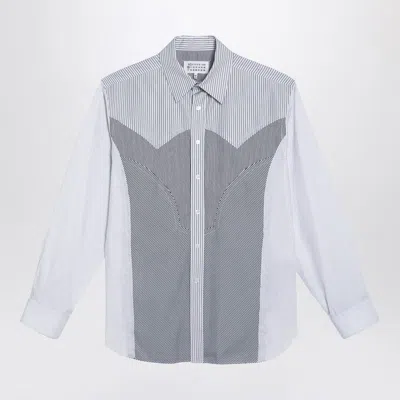 MAISON MARGIELA MAISON MARGIELA STRIPED PATCHWORK SHIRT