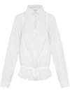 Maison Margiela Striped Long-sleeved Shirt Buttoned Cuffs