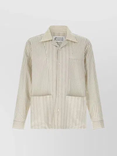 Maison Margiela Striped Shirt Chest Pocket