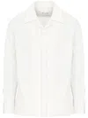 Maison Margiela Camicia In Cotone Ricamato Uomo In Nude