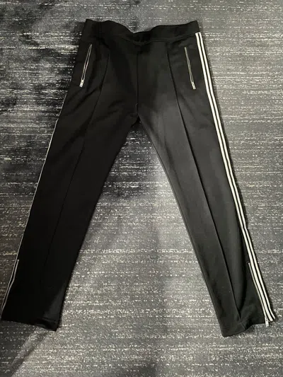 Pre-owned Maison Margiela Striped Trousers In Black