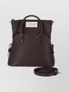 Maison Margiela Structured Shoulder Bag Detachable Strap In Brown
