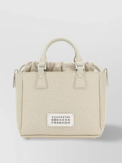 Maison Margiela Structured Silhouette Horizontal Handbag In White