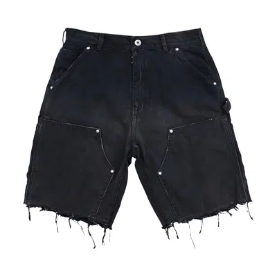 Pre-owned Maison Margiela Stud Denim Shorts 'black' | Men's Size 31