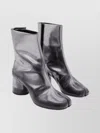 Maison Margiela Stylish Block Heel Ankle Boots In Black