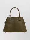 Maison Margiela Stylish Shoulder Bag Metal Ring Detail