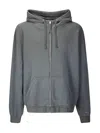 Maison Margiela Graphite Cotton Oversize Sweatshirt In Gray