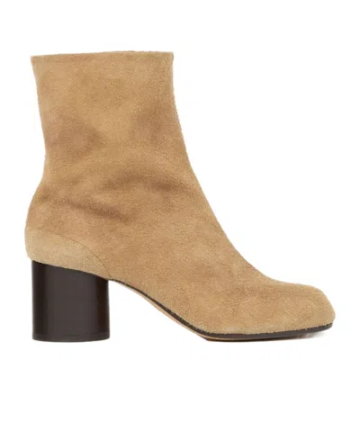 MAISON MARGIELA SUEDE ANKLE BOOTS