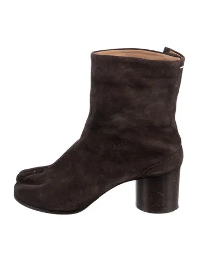 Pre-owned Maison Margiela Suede Boots In Brown