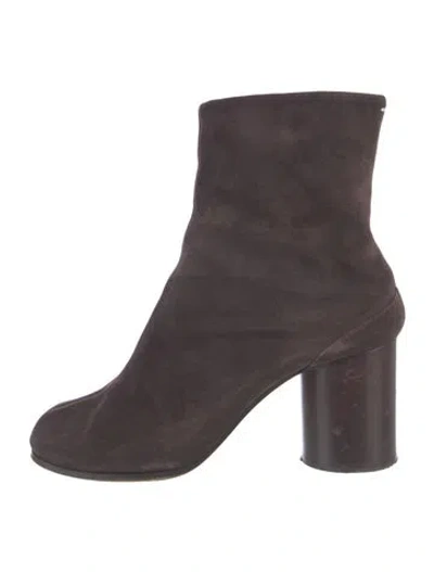Pre-owned Maison Margiela Suede Boots In Brown
