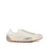 Maison Margiela Sneakers Sprinters In Suede And Leather With Vintage Finish In White