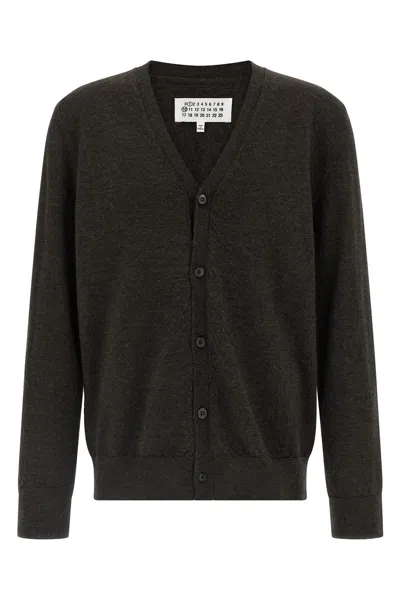 MAISON MARGIELA SUEDE PATCH CARDIGAN
