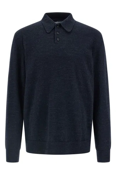 MAISON MARGIELA SUEDE PATCH POLO SHIRT