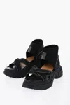 Maison Margiela Touch-strap Chunky-sole Sandals In Black