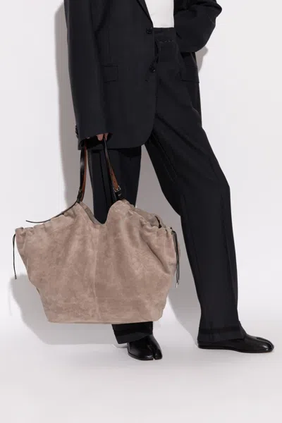 MAISON MARGIELA MAISON MARGIELA SUEDE SHOPPER BAG