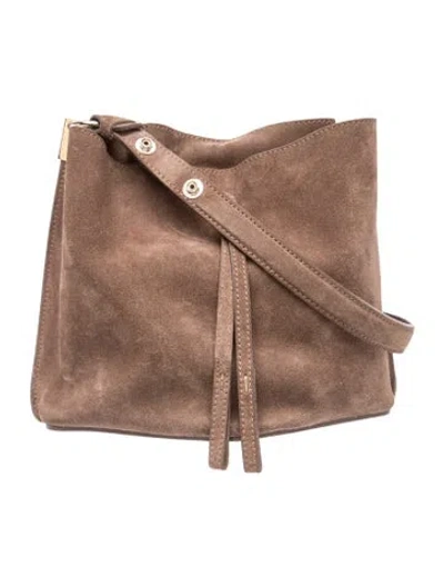 Pre-owned Maison Margiela Suede Shoulder Bag In Brown