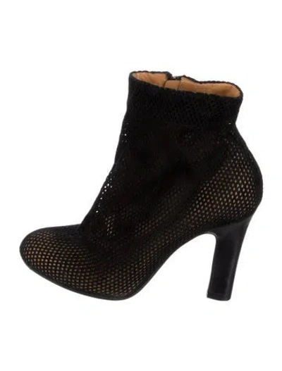 Pre-owned Maison Margiela Suede Sock Boots In Black