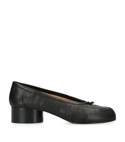 MAISON MARGIELA SUEDE TABI BALLERINA PUMPS 30