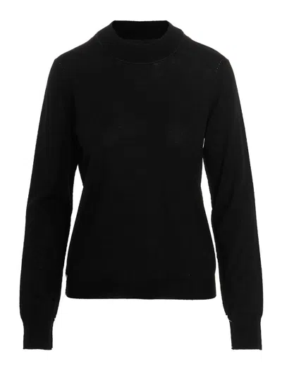 Maison Margiela Merino Wool Sweater Woman Black