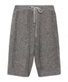 Maison Margiela Summer Chiné Shorts In Brown