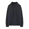 Maison Margiela Graphite Cotton Oversize Sweatshirt In Brown