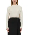 Maison Margiela Women's Wool Jersey In White